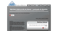 Desktop Screenshot of dalmet.com.br