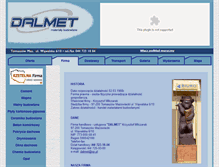 Tablet Screenshot of dalmet.pl